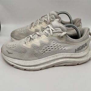 Hoka One Kawana 2 Running Shoes Sneakers Women's Size 9 B Walking White Grey